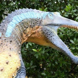 Reconstruction of Spinosaurus in outdoor exhibition