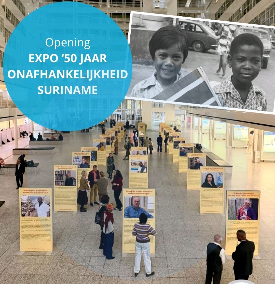 Fototentoonstelling 50 jaar onafhankelijkheid van Suriname Atlas Cultureel Centrum